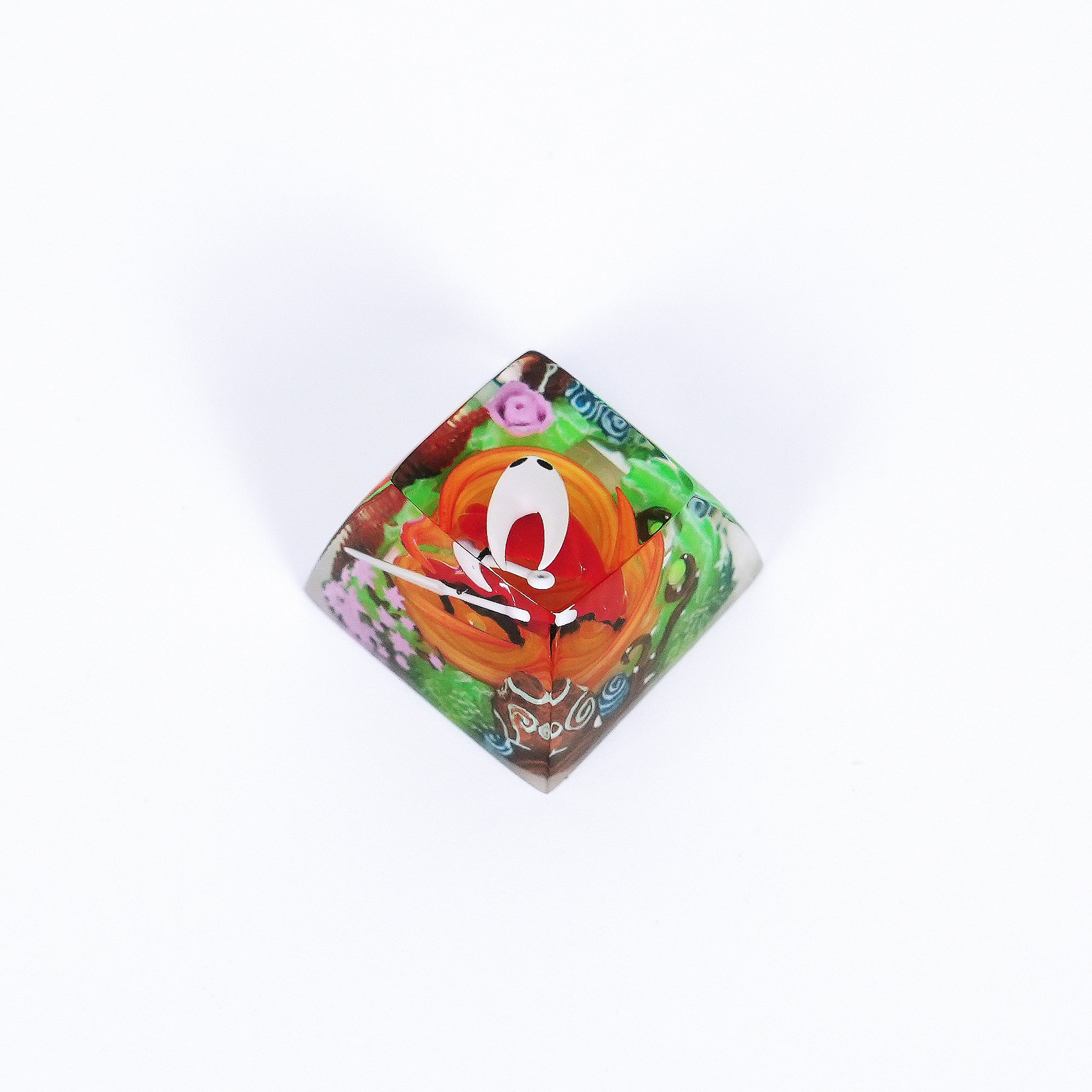 The Hollow Knight, Hollow Knight: Silksong,Crystal drops of glue seals, resin personalized keycaps, anime game artisankeycaps