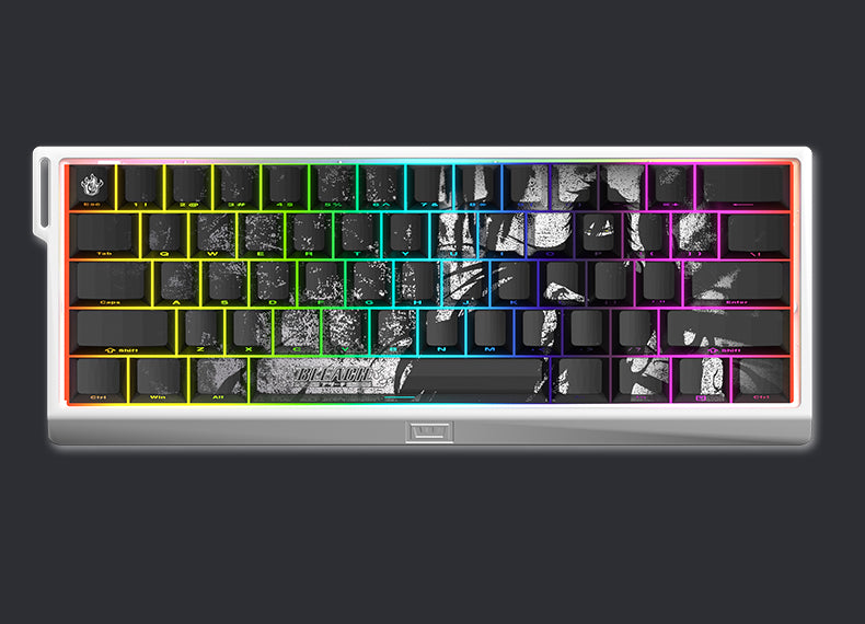 BLEACH theme, Kurosaki Ichigo, PBT material five sided sublimation, anime game series personalized set decorative keycaps
