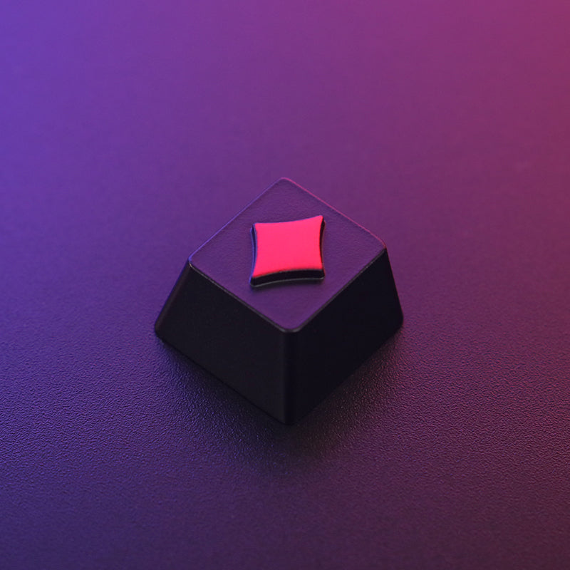 Playing Card Spades Heart Flower Zinc Aluminum Metal Personalized Keycaps