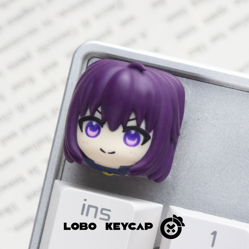 Staring at the deer, personalized resin art keycaps, mechanical keyboard keycaps