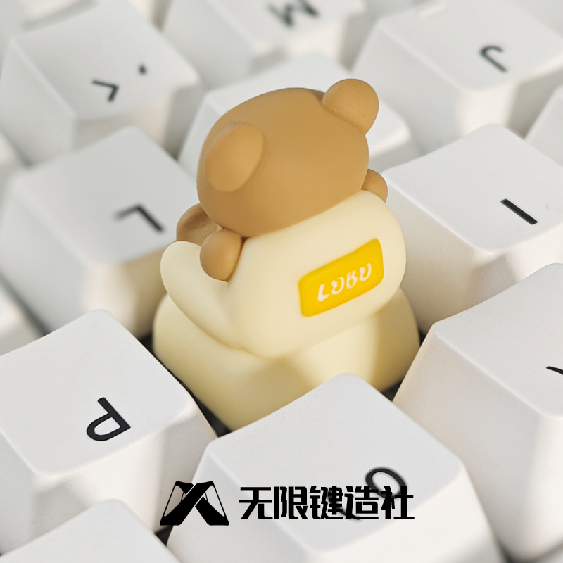 Sofa Bear Cute Keycaps Personalized Resin Mechanical Keyboard Keycaps Handmade Artisankeycaps Keycaps