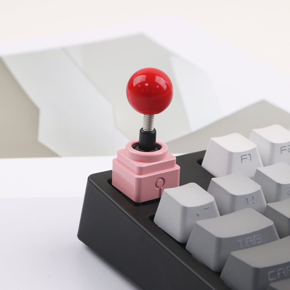 Good luck joystick metal personality DIY classic retro game gift keycaps customized mechanical keyboard