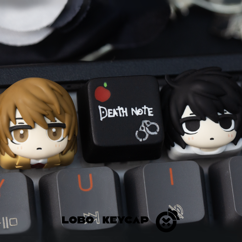 DEATHNOTE~Night God Moon L Personalized Theme Resin Keycaps Mechanical Keyboard Decoration Anime Keycaps