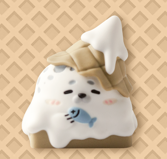 Egg tube series cute keycaps original personalized custom resin mechanical keyboard keycaps