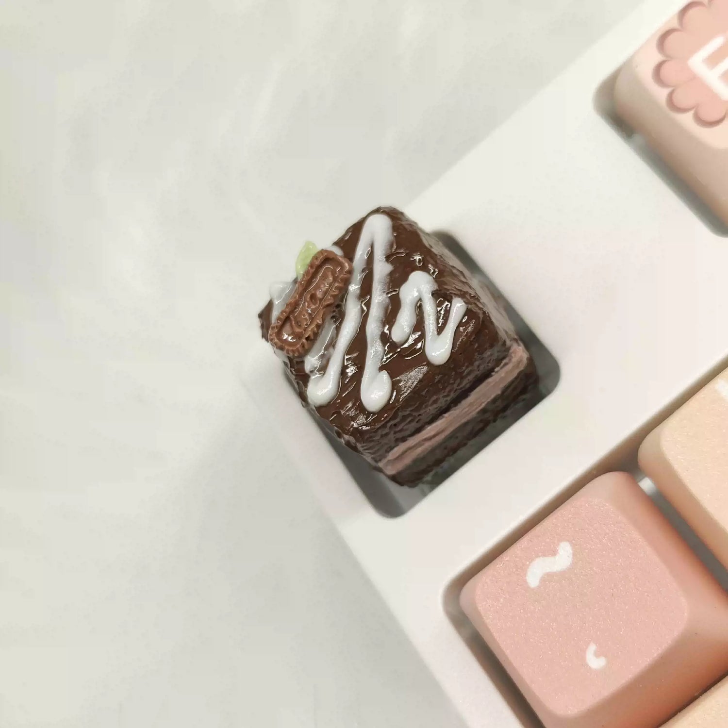 Food Collection, Handmade Resin Clay, Stone Plastic Clay, Personalized Keycaps, Artisankeycaps, Mechanical Keyboard Decorative Keycaps.