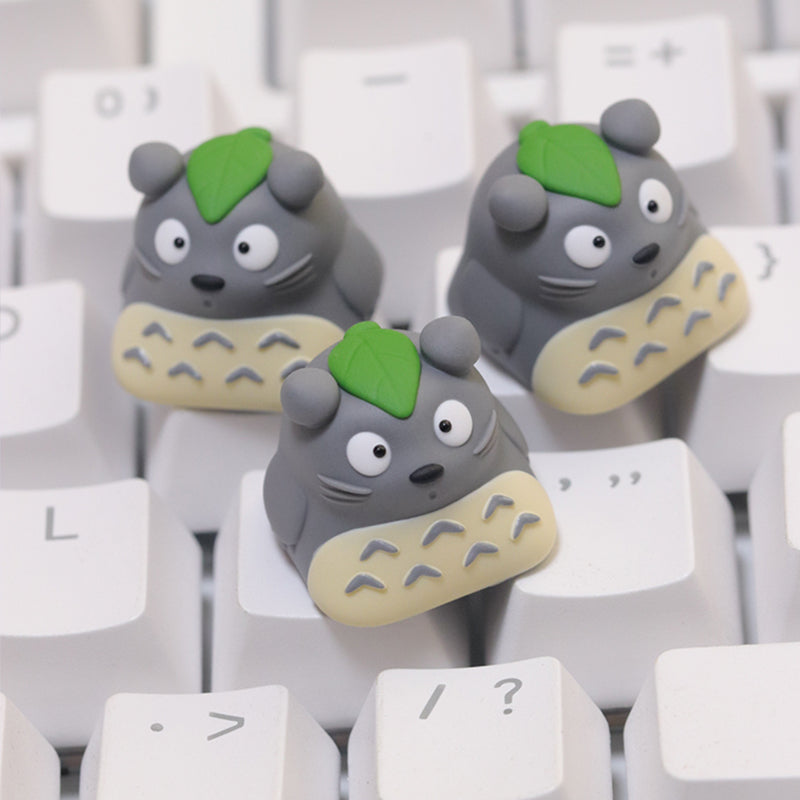 My Neighbor Totoro, Hayao Miyazaki, 1U multi-color resin molded artisankeycaps, anime creative cultural keycaps