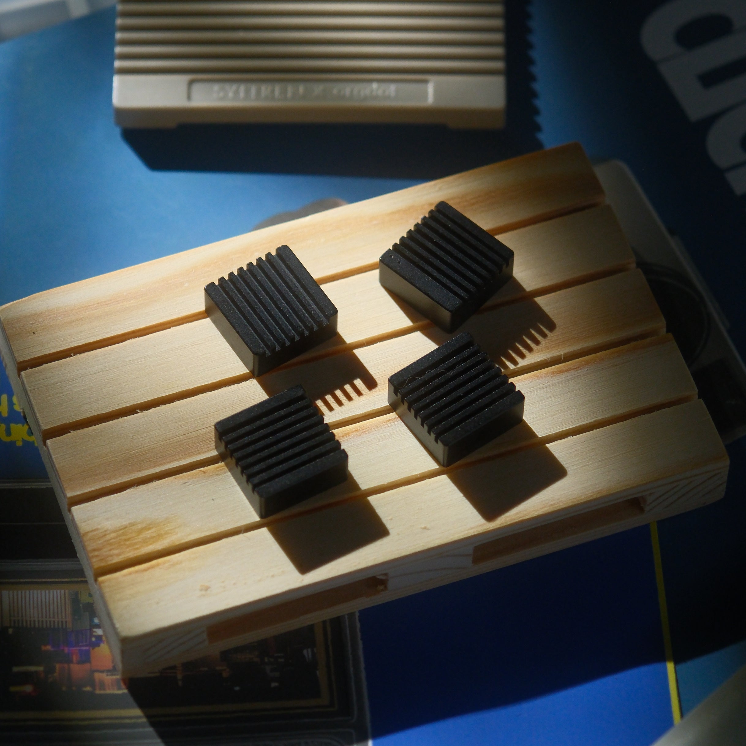 Grille directional key metal set personalized keycap retro simple CNC aluminum alloy keycap mechanical keyboard