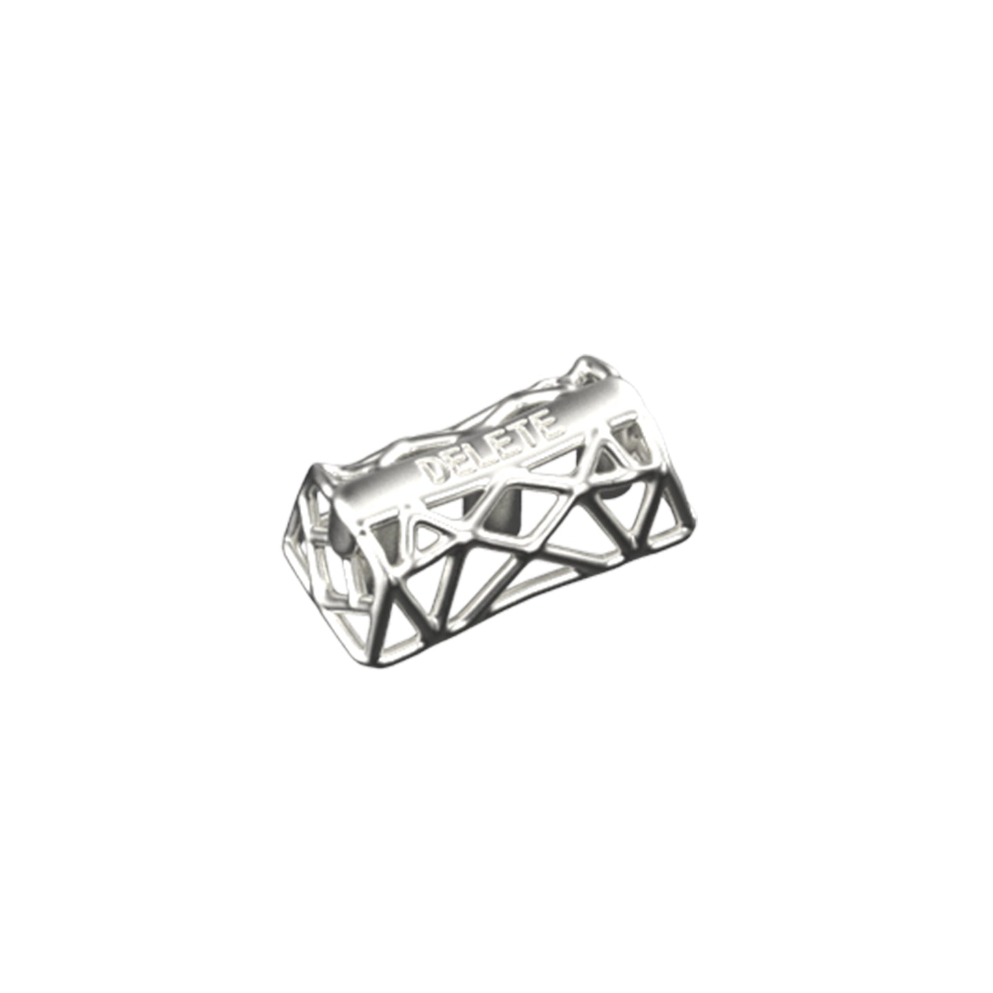Imitation metal texture, hollow design, resin material, mechanical keyboard decorative keycaps with metal texture and personalized paint surface.