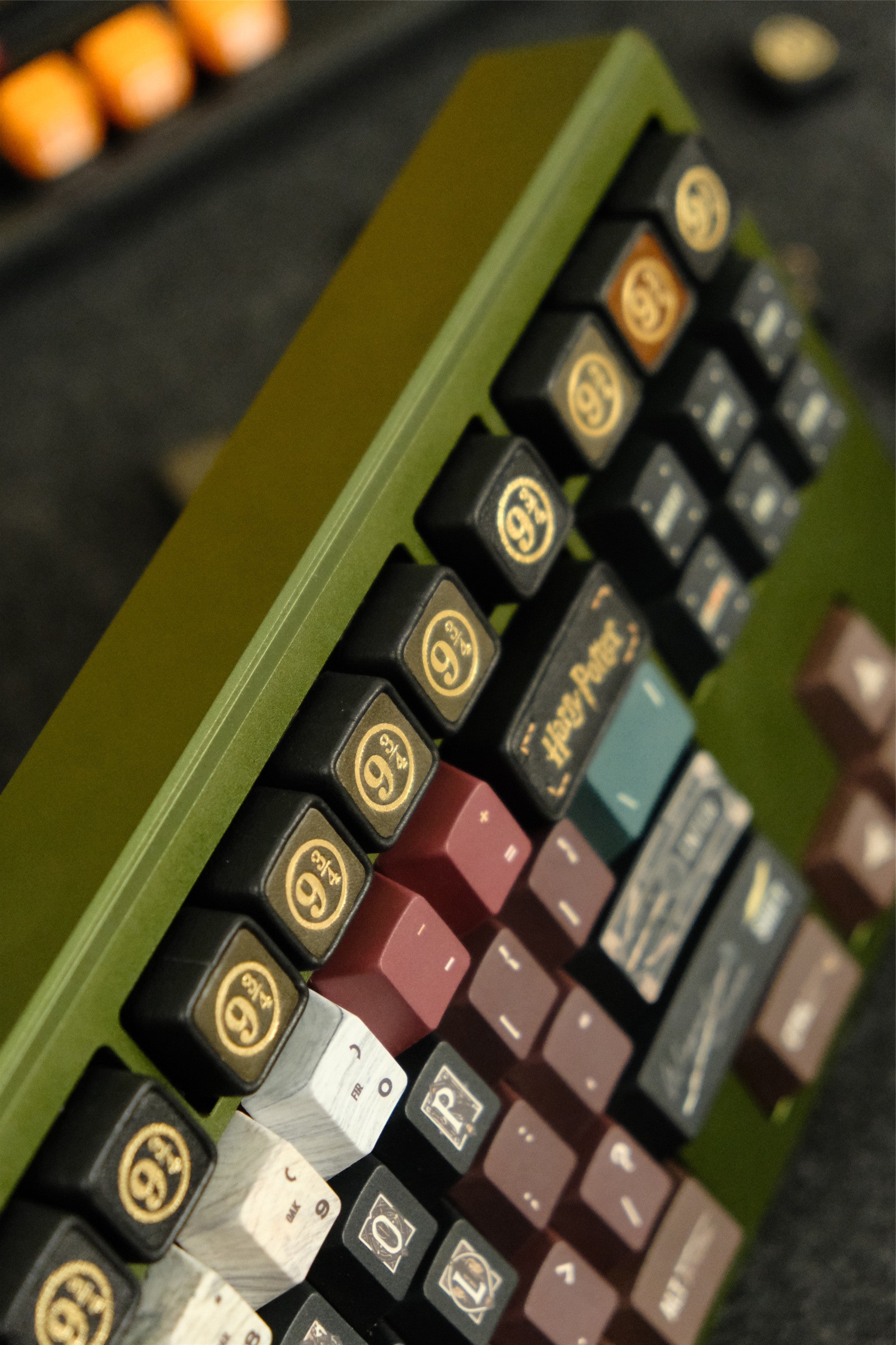 Harry Potter, Animali Fantastici e Dove Trovarli Handmade 2U Leather Handmade Keycaps Retro Style Art Keycaps