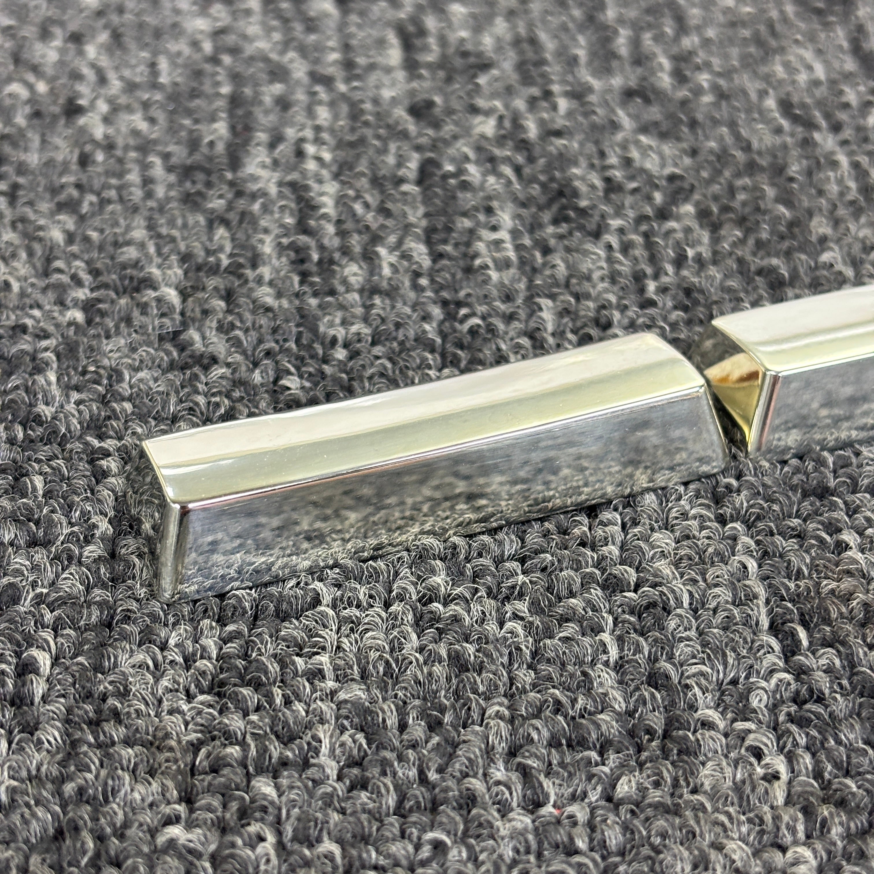 Pure copper, pure silver (customizable pattern) metal keycap 3.125u split space, split space ROG Falcata