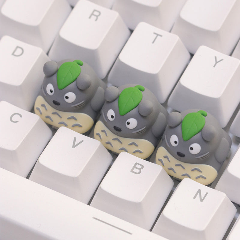 My Neighbor Totoro, Hayao Miyazaki, 1U multi-color resin molded artisankeycaps, anime creative cultural keycaps