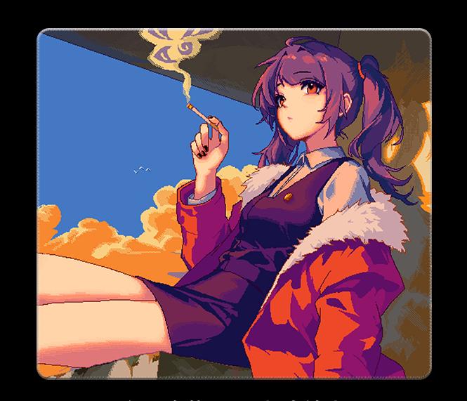 Tempered glass micro etching process mouse pad, high-definition pattern customized professional mouse pad(+8)