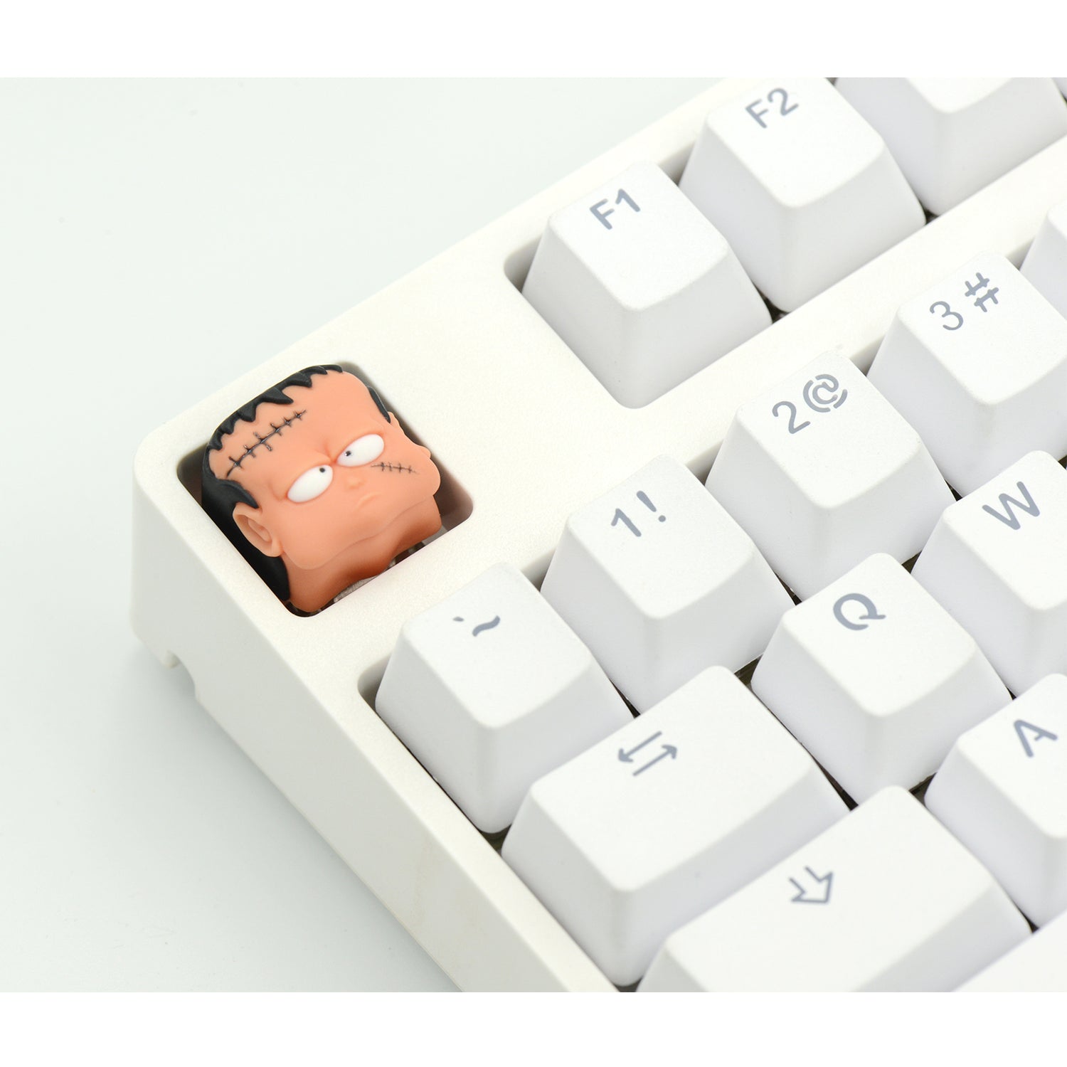 Dragon Ball, Artificial human No. 8, resin molded personalized keycaps, mechanical keyboard decorative keycaps, cartoon character keycaps.