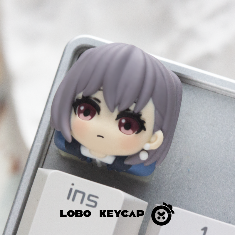 BanG Dream!, MyGO!!!!!, Multi colored resin molded keycaps, personalized keycaps, resin decorative keycaps