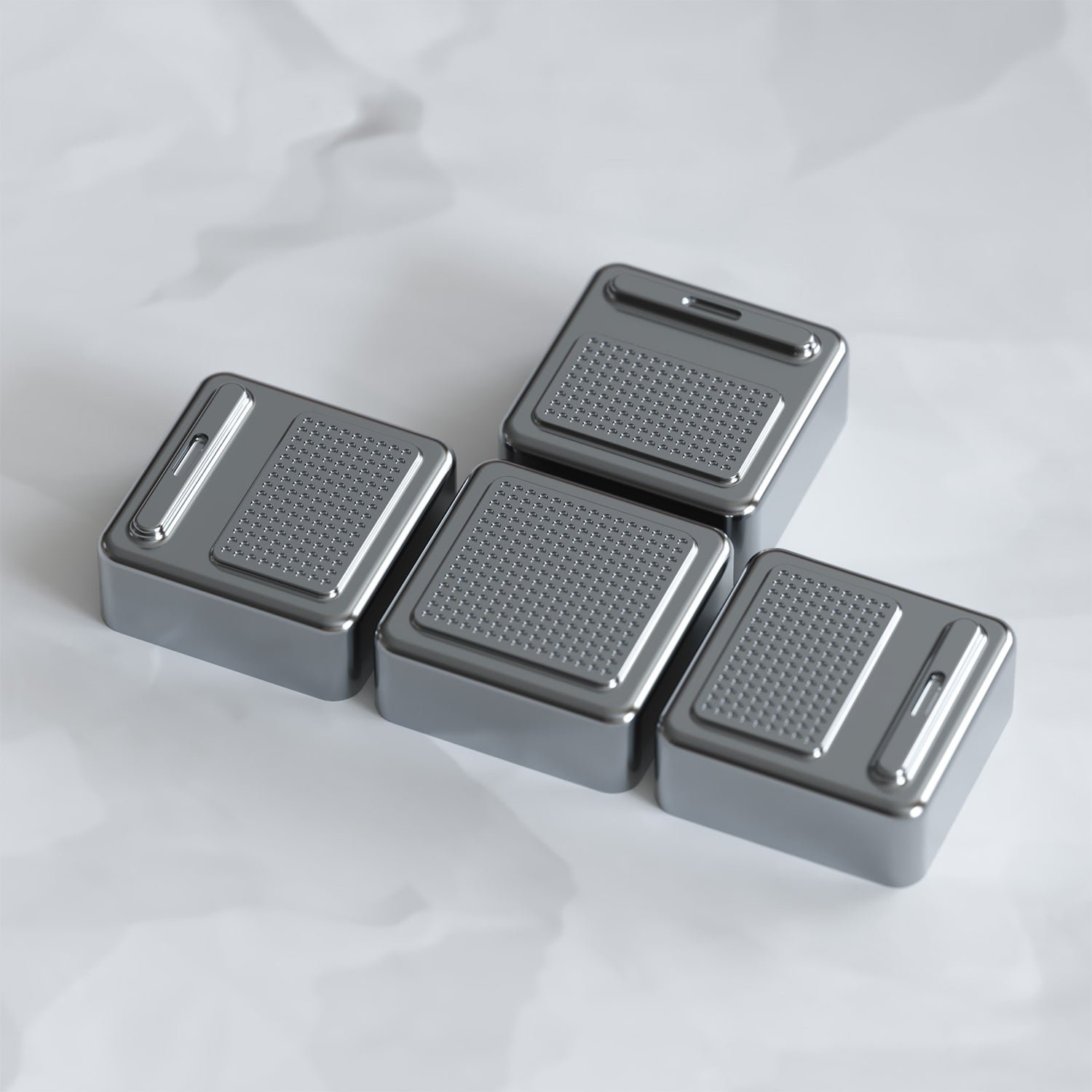 Aluminum alloy customized keycaps, speaker shaped combination directional keys.