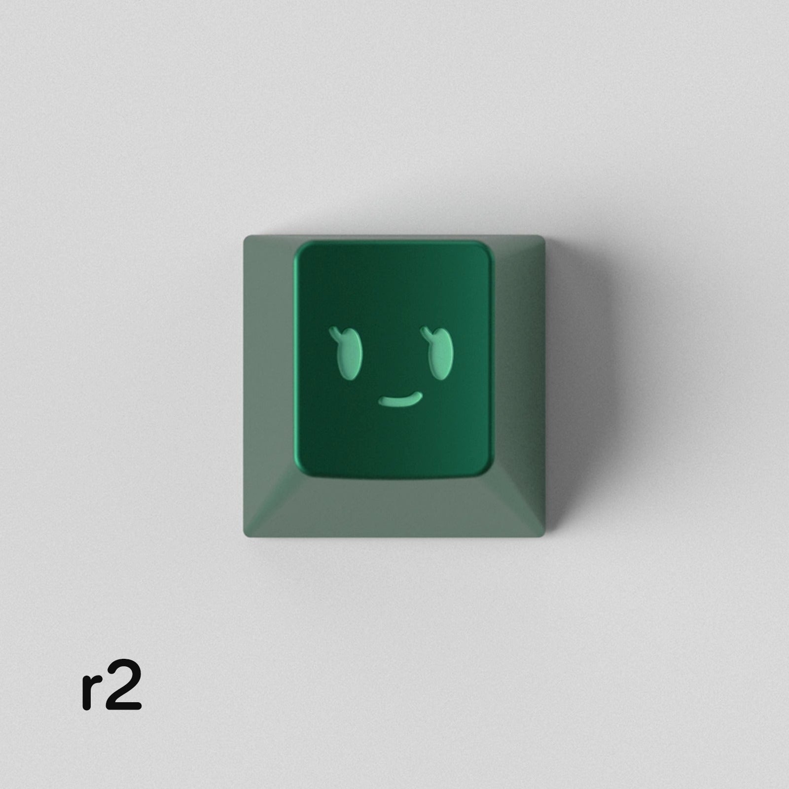 Simple smiley face expression personalized PC metal keycap smiley face customization mechanical keyboard customization keycap