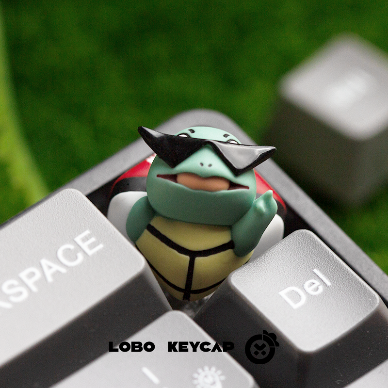 Pet Pok é mon series, multi-color resin molded personalized keycaps artisankeycaps, anime and gaming peripheral cultural keycaps