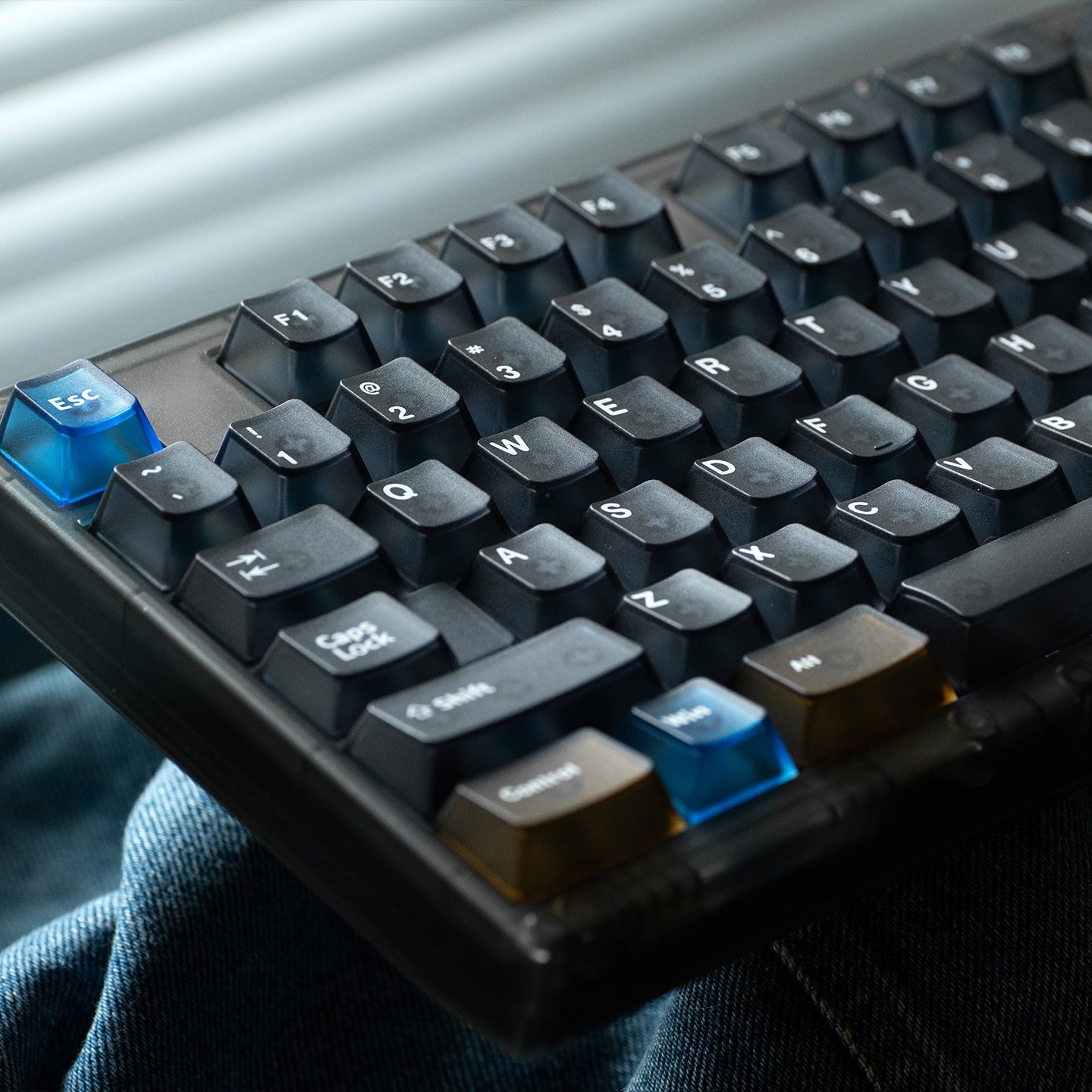 Interstellar themed keycap set, five sided frosted translucent PC keycap personalized customization PBT heat sublimation factory height