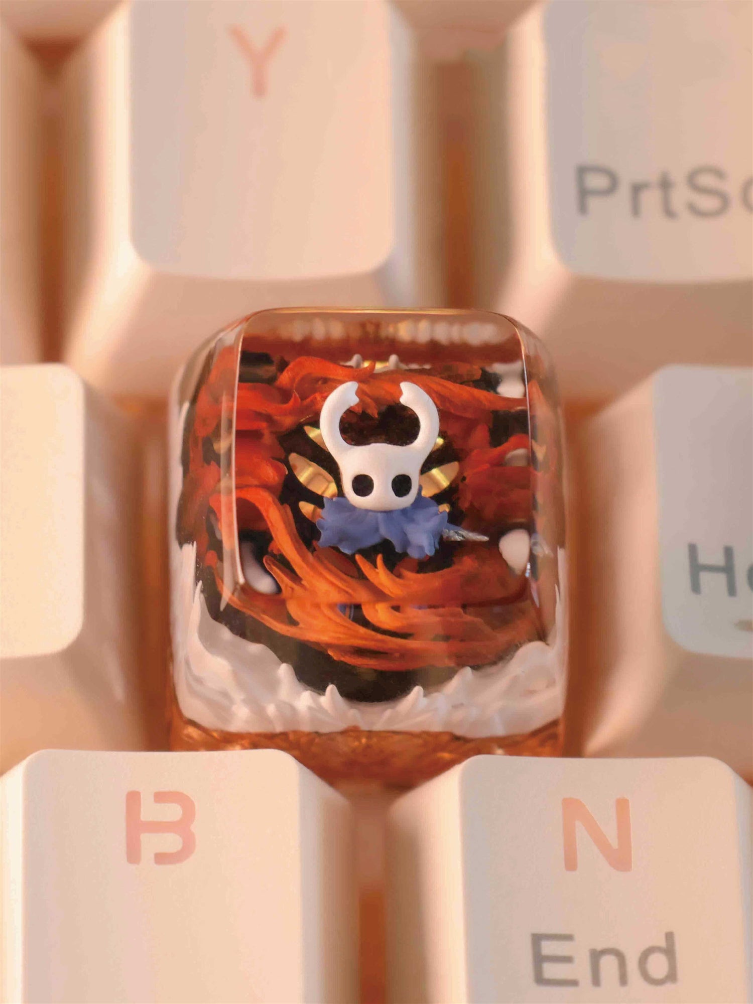Hollow Knight, Crystal drops of glue personalized keycaps, game art keycaps, decorative keycaps