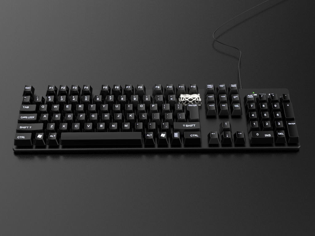 Imitation metal texture, hollow design, resin material, mechanical keyboard decorative keycaps with metal texture and personalized paint surface.