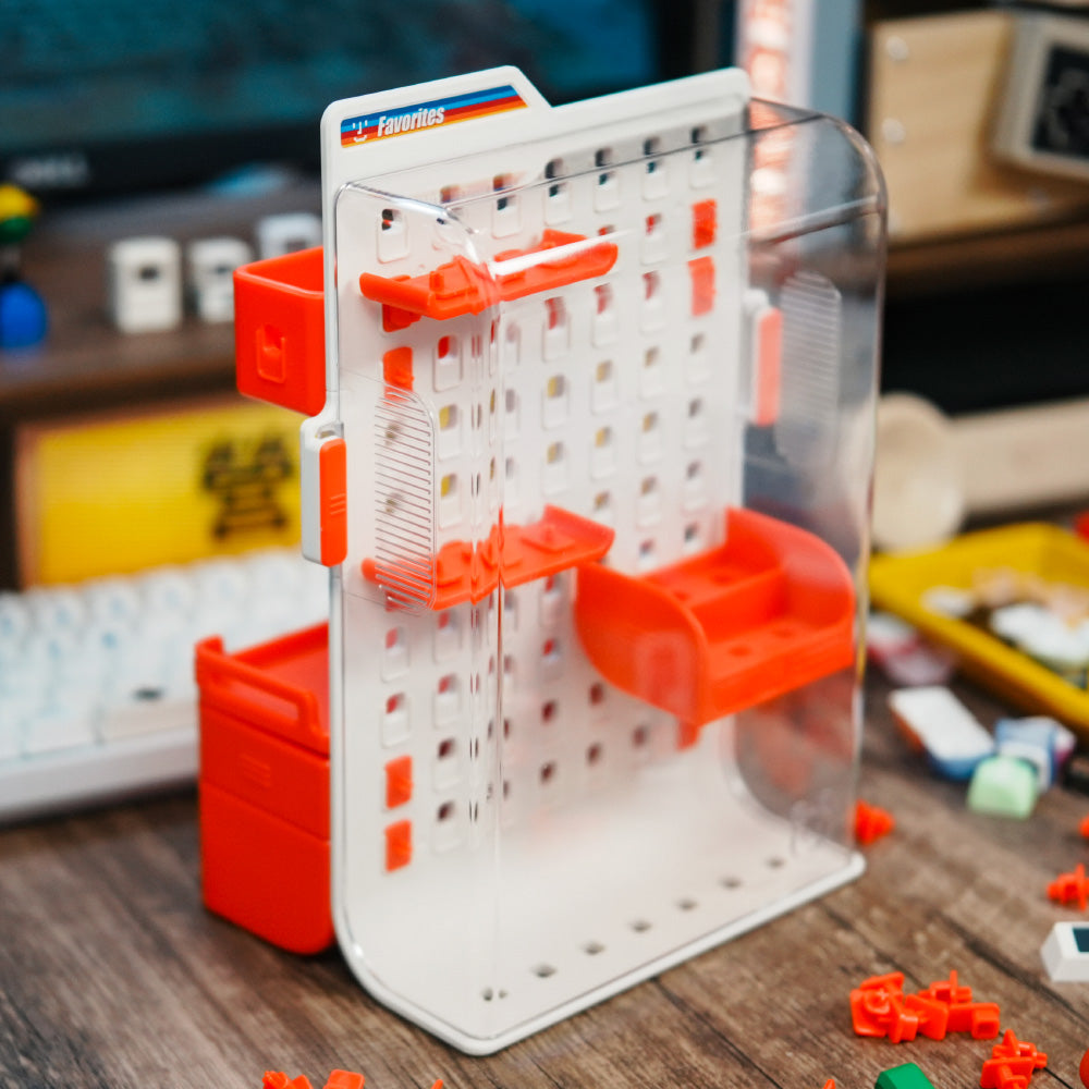 Keycap pegboard personalized keycap storage box game console button storage box desktop storage box personalized keycap display box dustproof design