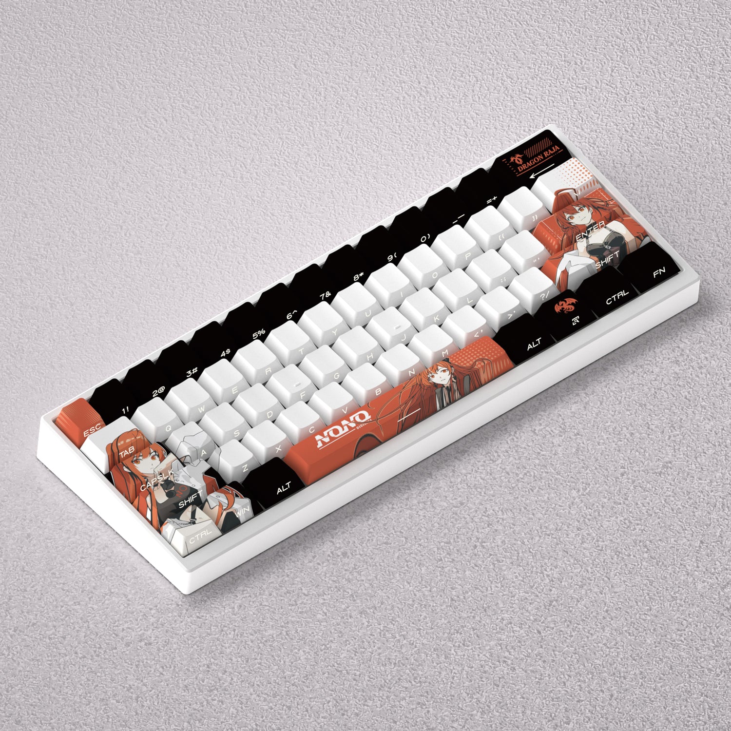 Dragon Witch Nono, Anime Game Creative Personalized Keycap Set PBT Material Original Factory Height Sublimation Printing
