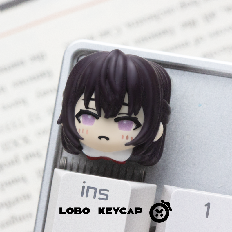 Alya Sometimes Hides Her Feelings in Russian, personalized resin art keycaps, mechanical keyboard keycaps