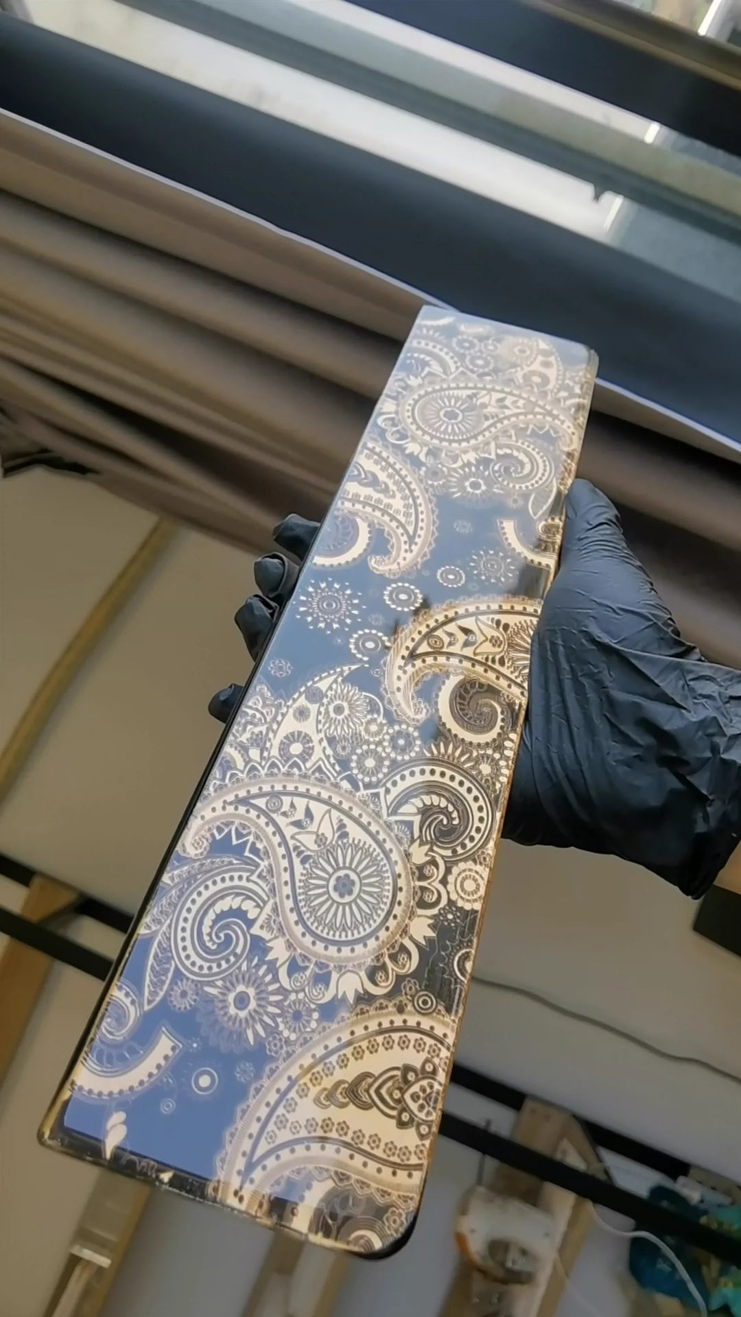 Paisley pattern, keyboard resin handle, palm rest, keyboard peripheral accessories