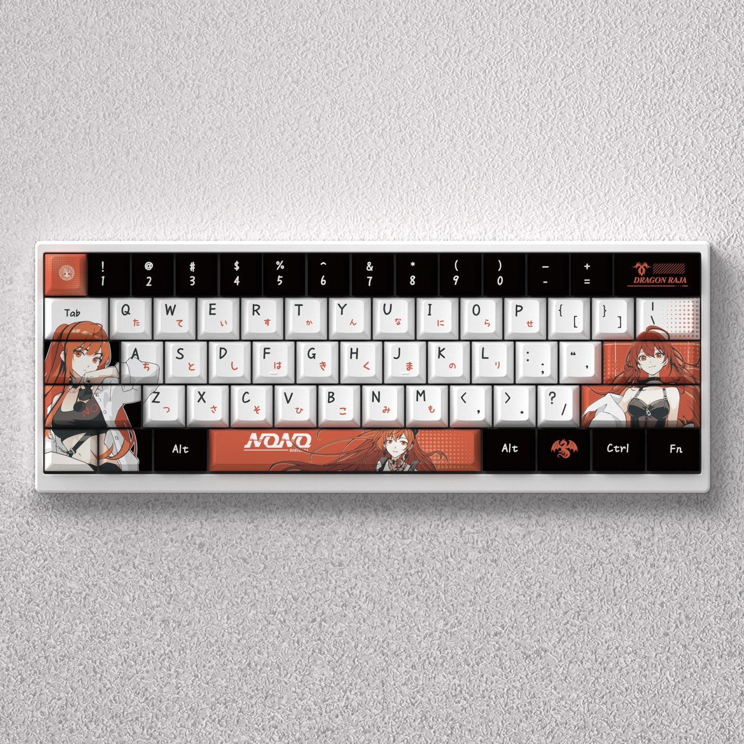 Dragon Witch Nono, Anime Game Creative Personalized Keycap Set PBT Material Original Factory Height Sublimation Printing