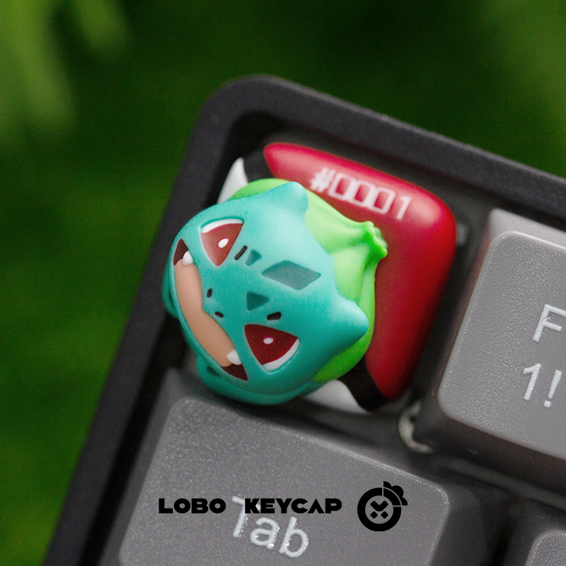 Pet Pok é mon series, multi-color resin molded personalized keycaps artisankeycaps, anime and gaming peripheral cultural keycaps