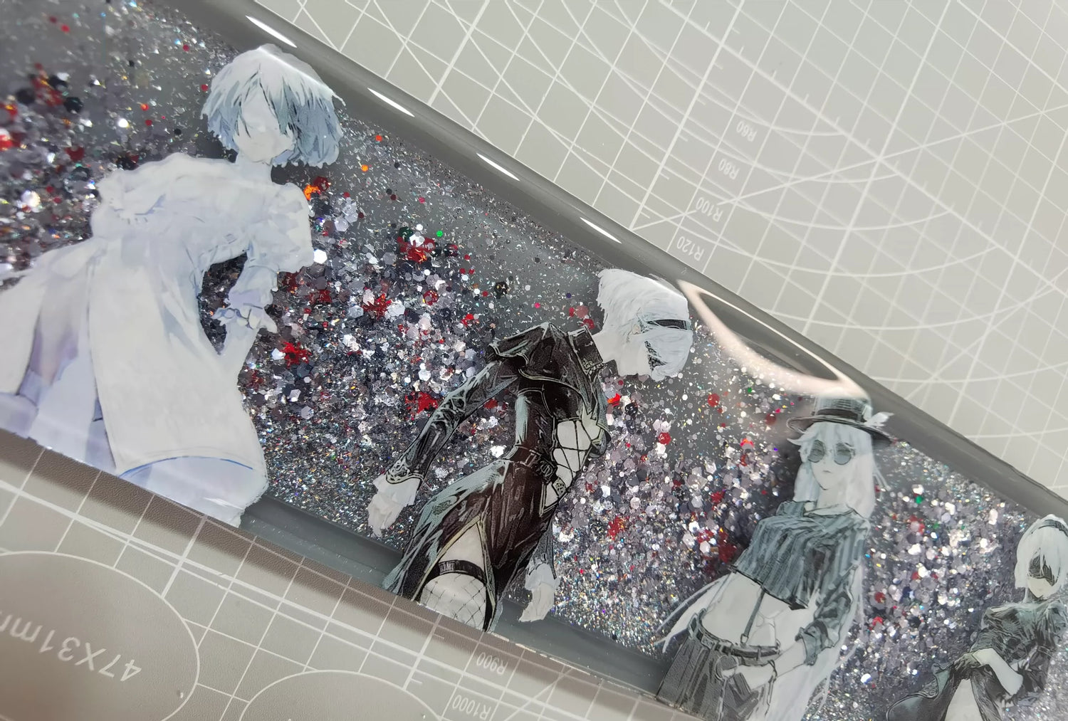 NieR:Automata,Keyboard holder, Handmade custom resin hand support, keyboard accessories