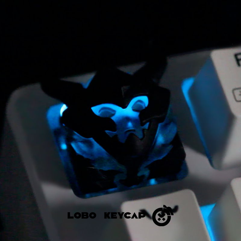 Solo Leveling, Transparent keycaps Shadow Legion personalized resin mechanical keyboard dimension keycaps ESC