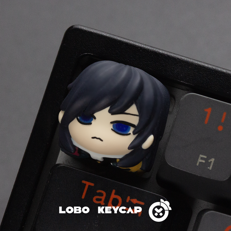Demon Slayer, Character multi-color resin molded artisankeycaps, personalized keycaps