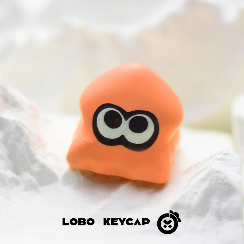 Spray Octopus Maiden~Octopus Spray Cute and Cute Healing Resin Art Keycaps
