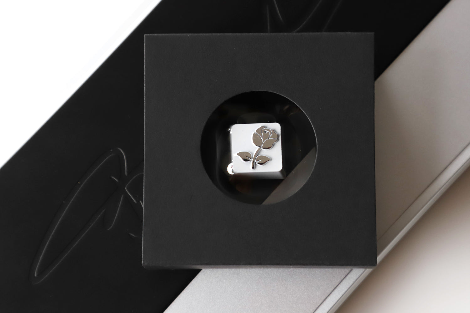 Love Letter Rose Metal Personalized Keycap Zinc Alloy, Metal Personalized Keycap, Minor Flaw Welfare