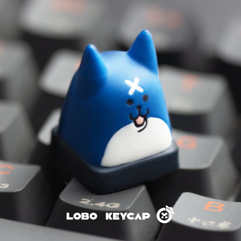 Monster Hunter~Dumb Cat Dumb Dog Theme Personalized Design Resin Art Keycaps