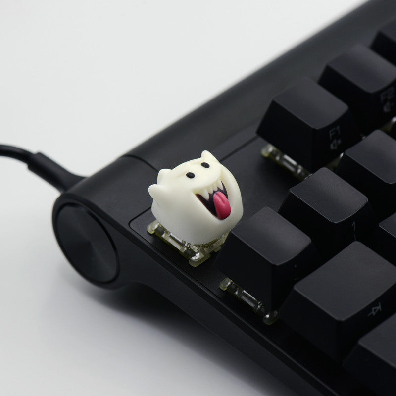 Little Ghost multi-color resin molding, resin personalized artisankeycaps, keyboard game decorative keycaps