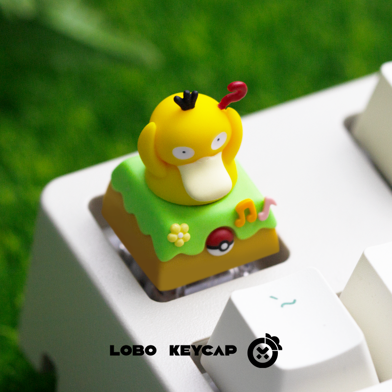 Pet Pok é mon series, multi-color resin molded personalized keycaps artisankeycaps, anime and gaming peripheral cultural keycaps