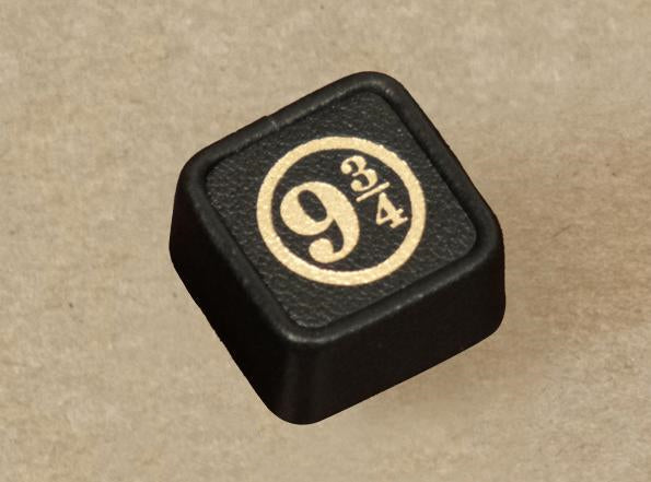 Harry Potter Handmade 1U Genuine Leather Handmade Keycaps Mechanical Keyboard Decorative Keycaps Retro Style Art Keycaps