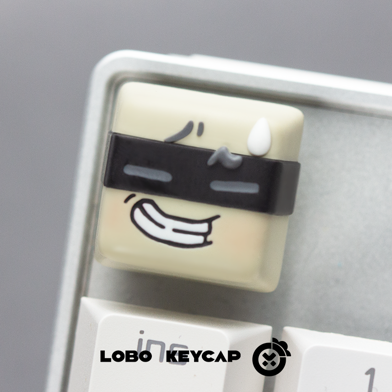 Eternal Tribulation~Reduced Intelligence Emoji Theme Personalized Design Resin Art Keycaps