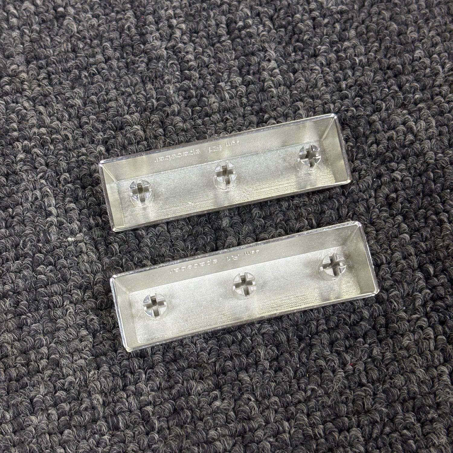 Pure copper, pure silver (customizable pattern) metal keycap 3.125u split space, split space ROG Falcata