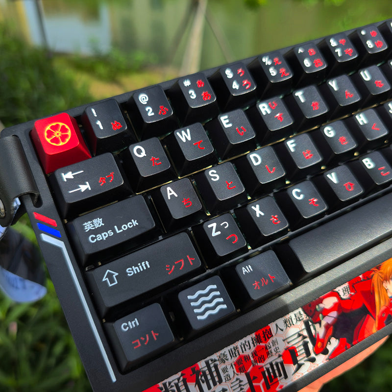 White on Black+special characters, aluminum alloy CNC, enamel coloring, all metal personalized keycaps, metal keycap set