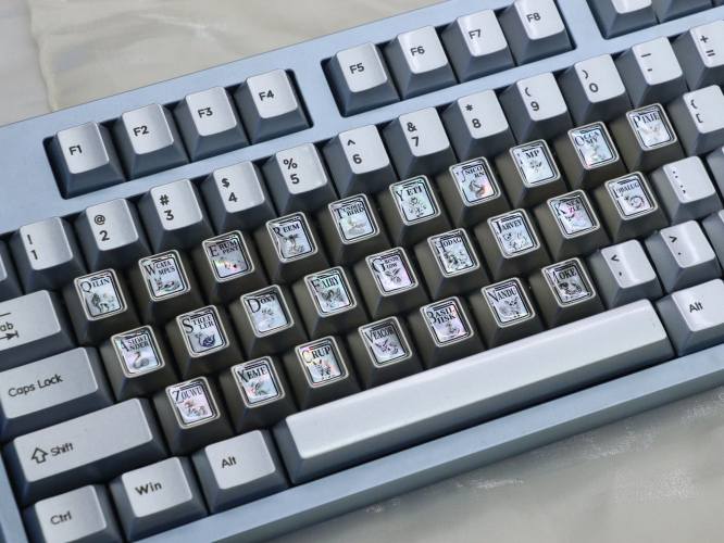 Fantastic Beasts and Where to Find Them, 26 letter area keycap original factory height metal keycap set