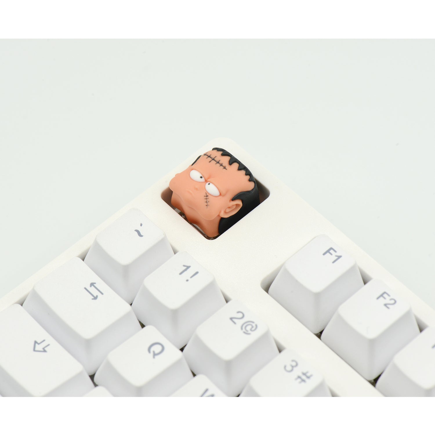 Dragon Ball, Artificial human No. 8, resin molded personalized keycaps, mechanical keyboard decorative keycaps, cartoon character keycaps.