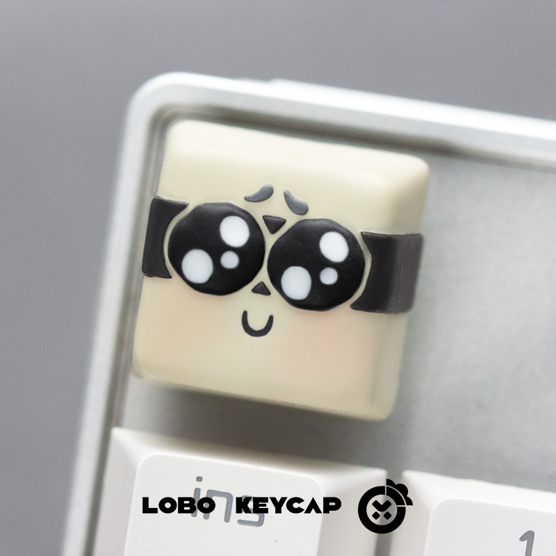 Eternal Tribulation~Reduced Intelligence Emoji Theme Personalized Design Resin Art Keycaps
