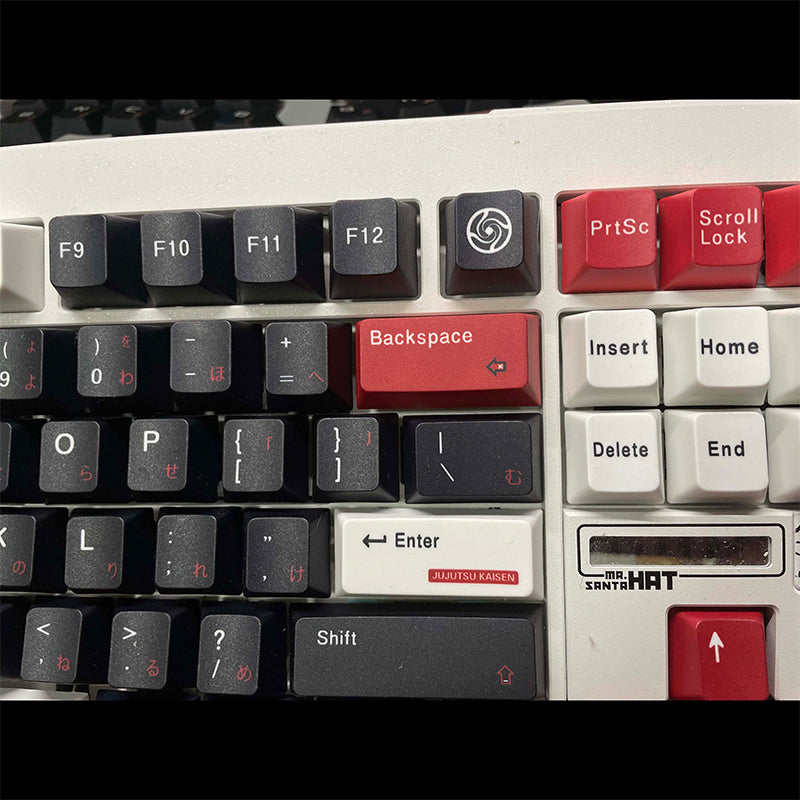 Jujutsu Kaisen Theme, PBT Material Five sided Heat Sublimation, Anime Game Series Personalized Set Decorative Keycaps