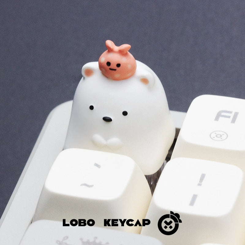 Corner Biological Personality Resin Art Keycaps Mechanical Keyboard Keycaps