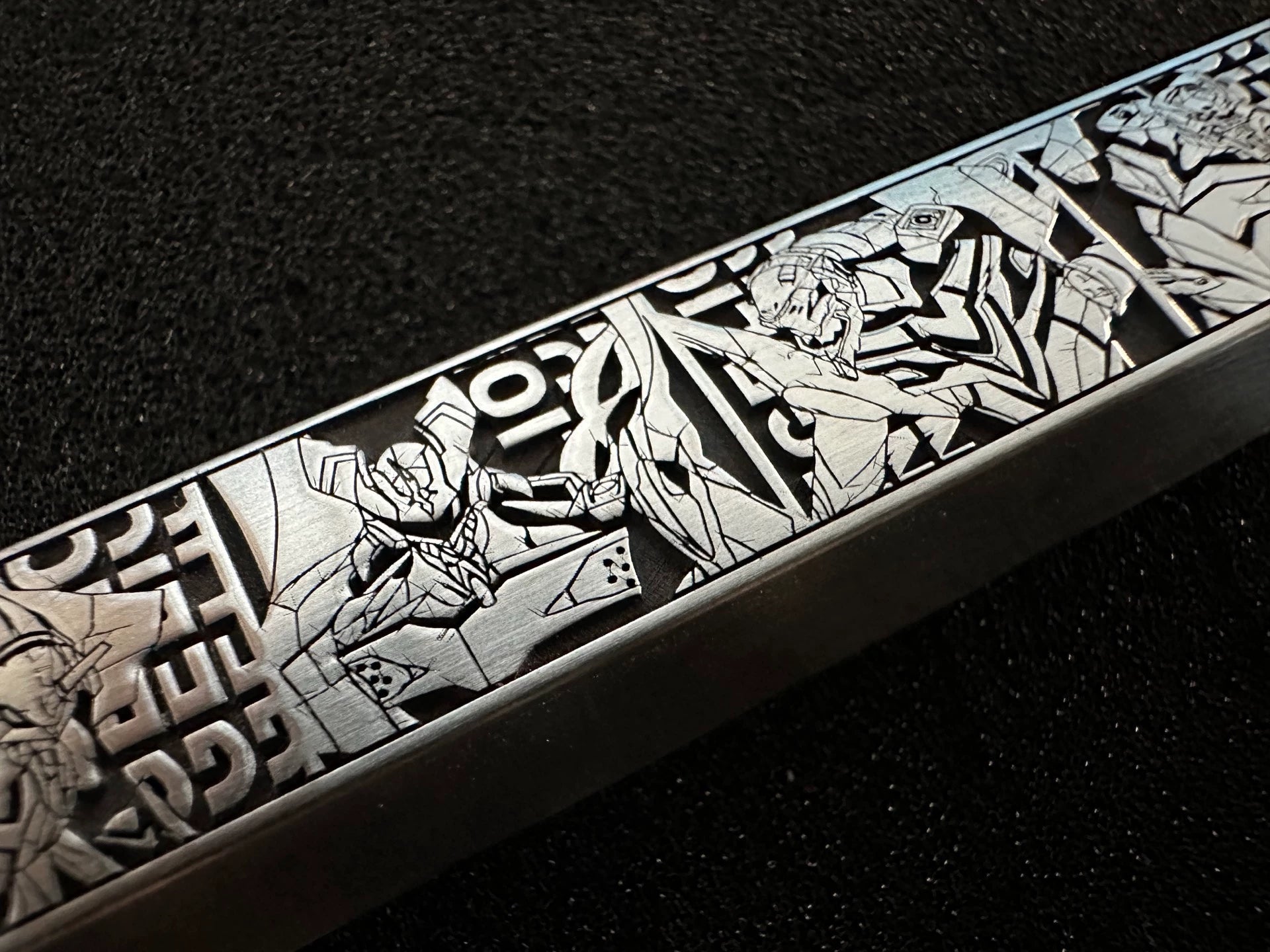 EVA, Complete series of mecha combination spaces, metal personalized keycaps, creative carved keycaps for anime and gaming peripherals