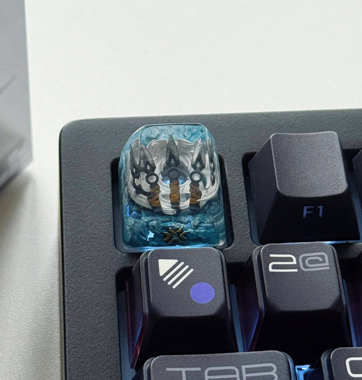 VALORANT, Valorant Jett weapons keycaps, Crystal drops of glue package personalized keycaps.