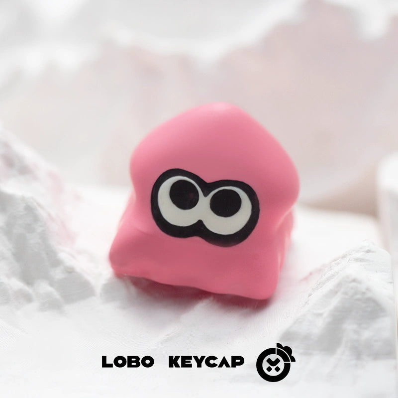 Spray Octopus Maiden~Octopus Spray Cute and Cute Healing Resin Art Keycaps